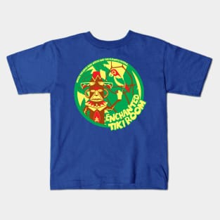 Enchanted Tiki Room (green, red, yellow) Kids T-Shirt